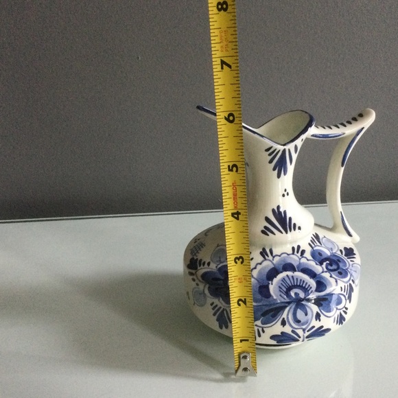 Delft Holland Pottery Small Pitcher or Vase - Picture 6 of 6